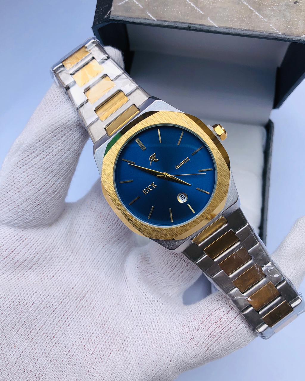 RICK Premium Classic Quartz Watch – Stainless Steel - Two tone case