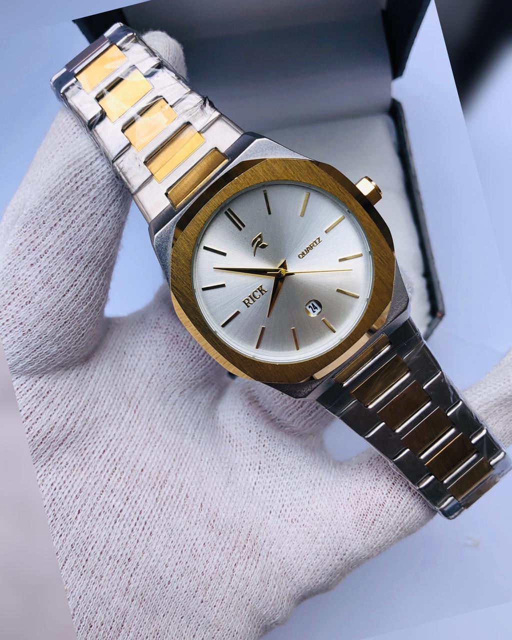 RICK Premium Classic Quartz Watch – Stainless Steel - Two tone case