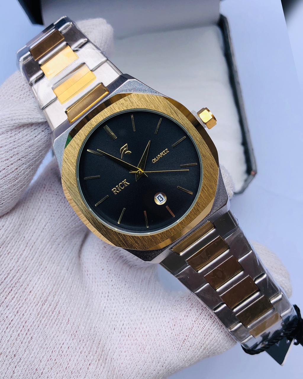 RICK Premium Classic Quartz Watch – Stainless Steel - Two tone case