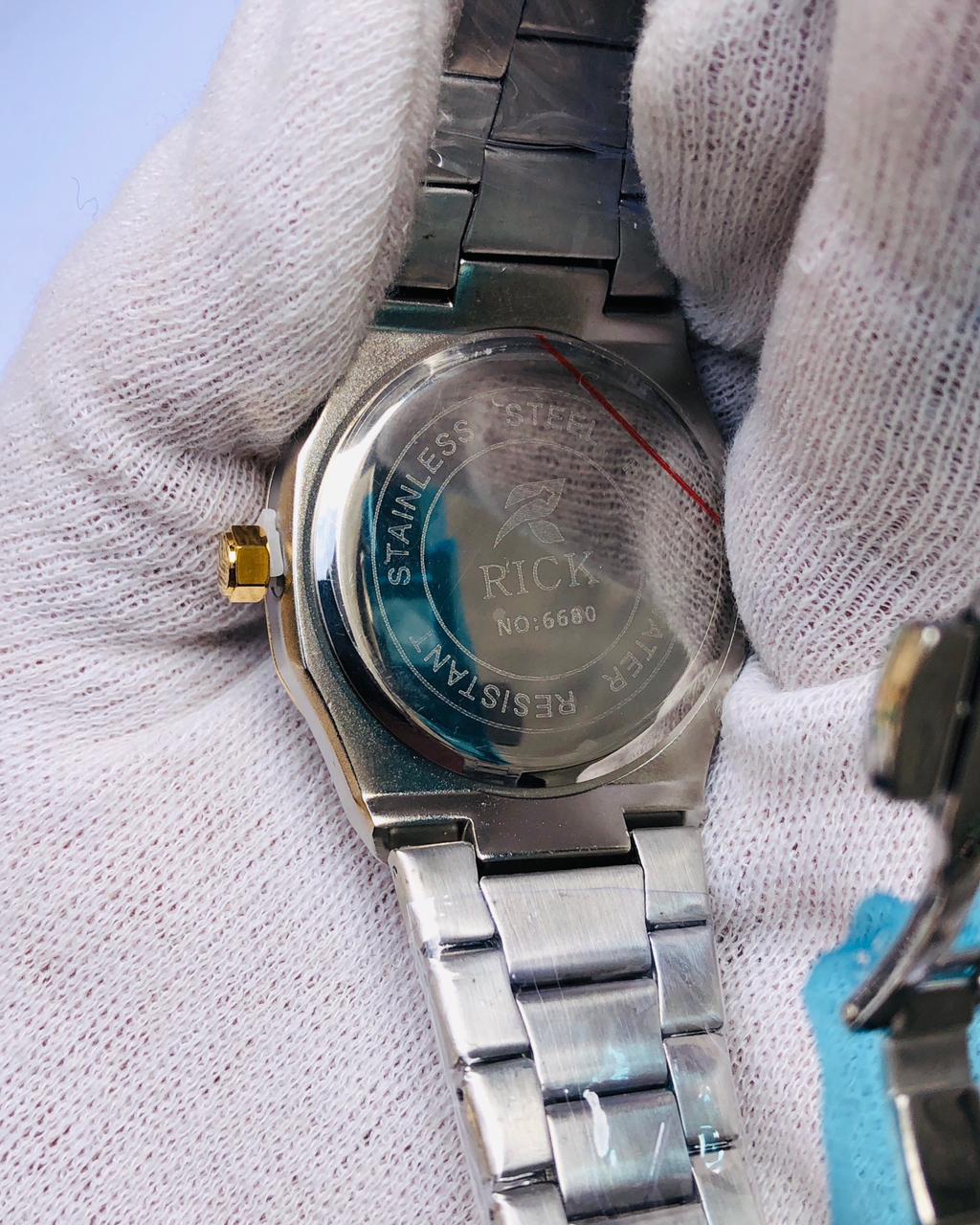 RICK Premium Classic Quartz Watch – Stainless Steel - Two tone case