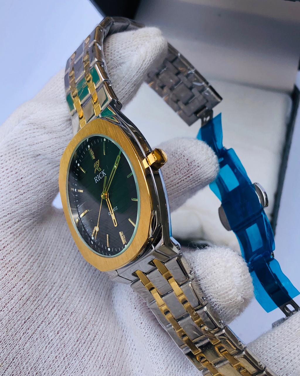 RICK Two-Tone Gold & Silver Stainless Steel Watch – Luxury Quartz | Article No: RK-2030TT | 1 Year Warranty