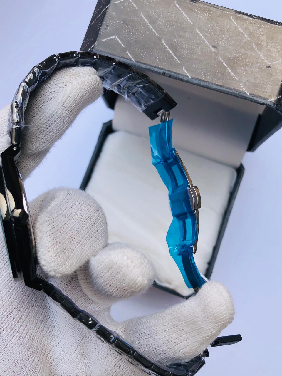 RICK All Black Luxury Stainless Steel Watch for Men – Minimalist Quartz | Article No: RK-2030B | 1 Year Warranty